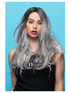 Manic Panic She Wolf Long Ombre Grey Waves with Side Part