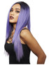 Manic Panic Ombre Two Tone Purple Long Straight Wig with Side Part