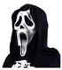 Scream Latex Mask with Hood