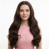 COCO - Lace Front Dark Brown Long Wavy Wig - by Queenie Wigs