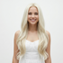 ASHLEE - Lace Front Ash Blonde Long Wavy Wig - by Queenie Wigs