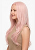BABY - Lace Front Dusty Pink Long Wig - by Queenie Wigs