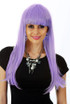 Glamour Girl Purple - long straight with fringe