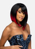 KODI - HEAT RESISTANT 11″ LAYERED BOB WITH SWEPT BANGS - HOT PINK TIPS