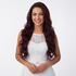 CABERNET - Lace Front Long Burgundy Waves - by Queenie Wigs