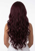 CABERNET - Lace Front Long Burgundy Waves - by Queenie Wigs