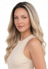 BELLE - Lacefront Ombre Mid Blonde Waves with Dark Roots - by Queenie Wigs