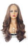 BAILEY - Lacefront Chestnut Brown Waves - by Queenie Wigs