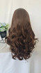 BAILEY - Lacefront Chestnut Brown Waves - by Queenie Wigs
