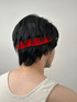 The Boxer Rocky Balboa Black Short Wig with Red Headband by Allaura