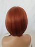 HENRI - Lacefront Auburn Straight Tapered Bob - by Queenie Wigs 