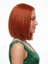 HENRI - Lacefront Auburn Straight Tapered Bob - by Queenie Wigs