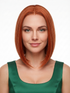 HENRI - Lacefront Auburn Straight Tapered Bob - by Queenie Wigs