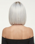 KYLEE - Lacefront Ombre Platinum Blonde Straight Bob - by Queenie Wigs