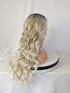 KATARINA - Lacefront Ombre Ash Blonde Blend Long Waves - by Queenie Wigs