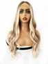 CHANTELLE -  Lacefront Ombre Blonde Brown Blend Long Waves - by Queenie Wigs