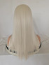 SAMMY - Lacefront Ice Platinum Blonde Straight Wig - by Queenie Wigs