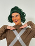 Oompa Loompa Willy Wonka Green Costume Wig (child/adult) By Allaura