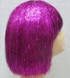 Deluxe Pink Tinsel Disco Bob Costume Wig