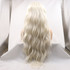 ALICE - Lace Front Platinum White Blonde Long Wavy Wig - by Queenie Wigs