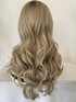 ALLEGRA - Lace Front Ombre Ash Blonde Curls with Fringe - by Queenie Wigs