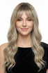 ALLEGRA - Lace Front Ombre Ash Blonde Curls with Fringe - by Queenie Wigs