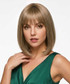 ARIANA - Lace Front Light Brown Straight Bob with Fringe - by Queenie Wigs