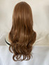 CORA - Lace Front Medium Brown Long Waves with Fringe - by Queenie Wigs