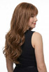 CORA - Lace Front Medium Brown Long Waves with Fringe - by Queenie Wigs