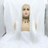 CLEMENTINE - Lace Front White Long Straight Wig - by Queenie Wigs