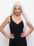 CLEMENTINE - Lace Front White Long Straight Wig - by Queenie Wigs