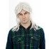 Crayola Colour-Me White Mullet Wig Set - Customisable Washable Wig for Kids, Cosplayers & Creatives - includes Markers & Wig Stand