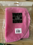 Hourglass-shaped pink wig storage bag with specialised hanger