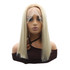 BRIELLE - Lace Front Platinum Blonde Straight Wig - by Queenie Wigs