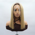 PARIS - Lace Front Light Blonde with Dark Roots Straight Wig - by Queenie Wigs