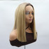 PARIS - Lace Front Light Blonde with Dark Roots Straight Wig - by Queenie Wigs