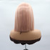 KITTY - Lace Front Dusty Pink with Dark Roots Straight Wig - by Queenie Wigs