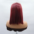 VERITY - Lace Front Burgundy with Dark Roots Straight Wig - by Queenie Wigs