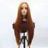 TIFFANY - Lace Front Long Light Auburn Straight Wig - by Queenie Wigs