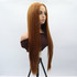 TIFFANY - Lace Front Long Light Auburn Straight Wig - by Queenie Wigs