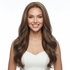 DAWN - Lace Front Medium Brown with Blonde Highlights Long Wavy Wig - by Queenie Wigs
