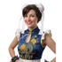 IMPERIAL STREET WARRIOR  CHUN-LI WIG WITH COVERED BUNS