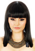 Cleopatra Egyptian Black Costume Wig