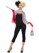 Deluxe Evil Madame Kit, Black & White with Cape, Bag, Gloves & Cigarette Holder
