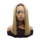 PARIS - Lace Front Light Blonde with Dark Roots Straight Wig - by Queenie Wigs