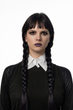 Wednesday Black Plaits with Fringe