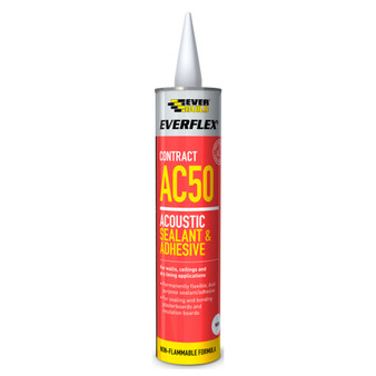 Everbuild AC50 Acoustic Sealant & Adhesive White 900ml (AC50900)