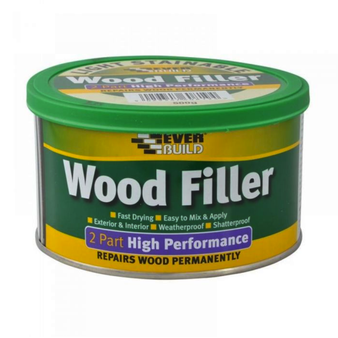 Everbuild 2 Part High Performance Wood Filler White 500grams (2PWHITE05)