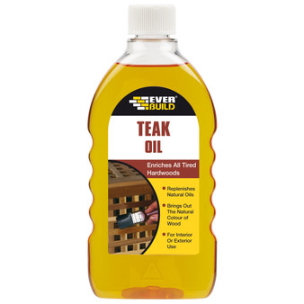 Everbuild Teak Oil 500ml (2PSUPLT9)