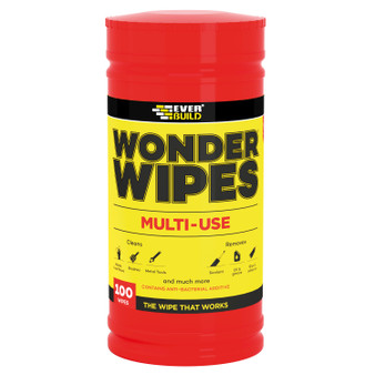 Everbuild Wonder Wipes Trade Tub 100 Pieces (WIPE80)